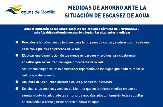 Medidas que llevará a cabo el Ayuntamiento según el bando.